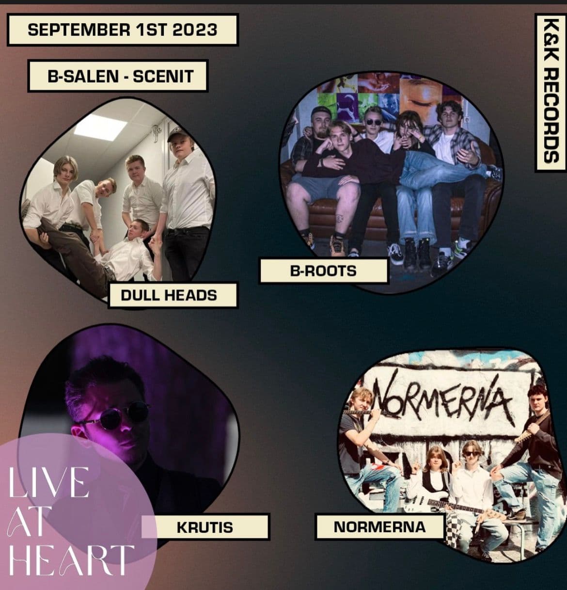 K&K RECORDS x LIVE AT HEART